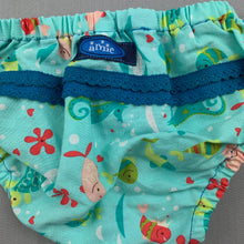 Load image into Gallery viewer, Girls Arnie, colourful cotton bloomers / nappy cover, EUC, size 0