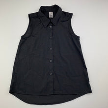 Load image into Gallery viewer, Girls Miss Understood, black lightweight top / sleeveless shirt, EUC, size 8