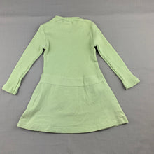 Load image into Gallery viewer, Girls Sprout, green long sleeve casual dress, GUC, size 1