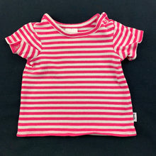 Load image into Gallery viewer, Girls Target, pink &amp; white stretchy t-shirt / top, GUC, size 0000