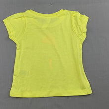 Load image into Gallery viewer, Girls Dymples, yellow cotton t-shirt / top, NEVER WORN, EUC, size 00