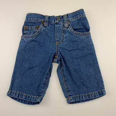 Boys Esprit, blue denim jeans, elasticated, EUC, size 000