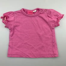 Load image into Gallery viewer, Girls MiniPie, pink cotton t-shirt / top, GUC, size 000