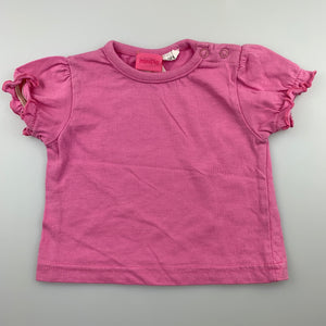 Girls MiniPie, pink cotton t-shirt / top, GUC, size 000