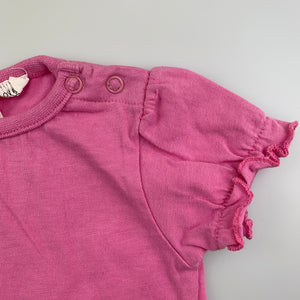 Girls MiniPie, pink cotton t-shirt / top, GUC, size 000