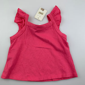 Girls Target, cute pink soft cotton top, NEW, size 000