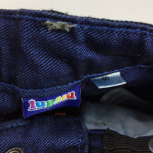 Load image into Gallery viewer, Boys Lupilu, dark denim jeans, adjustable waist, GUC, size 1
