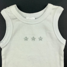 Load image into Gallery viewer, Unisex Target, white soft cotton singlet top, stars, EUC, size 000