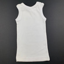 Load image into Gallery viewer, Unisex Target, white soft cotton singlet top, stars, EUC, size 000