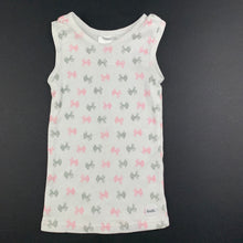 Load image into Gallery viewer, Girls Target, cotton singlet top, bows, EUC, size 000