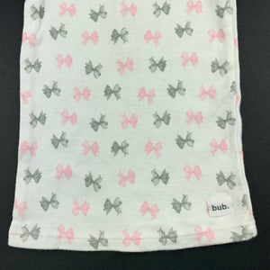 Girls Target, cotton singlet top, bows, EUC, size 000