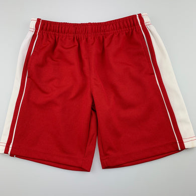 Boys RELON, red sports / activewear shorts, drawcord, GUC, size 4