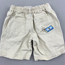 Load image into Gallery viewer, Boys Target, beige cotton shorts, elasticated, EUC, size 00