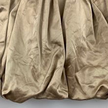 Load image into Gallery viewer, Girls BLUKIDS, cotton lined gold bubble skirt, elasticated, small mark on front, FUC, size 1-2