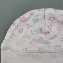 Load image into Gallery viewer, Girls Tiny Little Wonders, pink cotton beanie / hat, GUC, size 0000