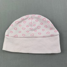 Load image into Gallery viewer, Girls Tiny Little Wonders, pink cotton beanie / hat, GUC, size 0000