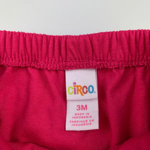 Girls Circo, pink soft feel bubble skirt, elasticated, EUC, size 3 months