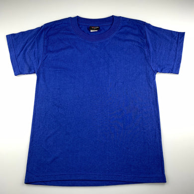 Unisex Oz Mate Aus, royal blue cotton t-shirt / top, EUC, size 8