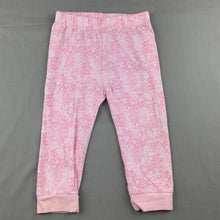 Load image into Gallery viewer, Girls Target, pink floral leggings / bottoms, GUC, size 1