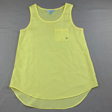 Load image into Gallery viewer, Girls Tilii, yellow lightweight tank top, GUC, size 10