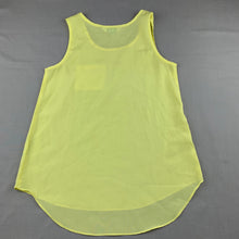 Load image into Gallery viewer, Girls Tilii, yellow lightweight tank top, GUC, size 10