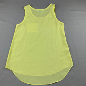 Girls Tilii, yellow lightweight tank top, GUC, size 10