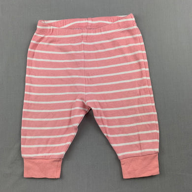 Girls Tiny Little Wonders, pink cotton leggings / bottoms, EUC, size 00