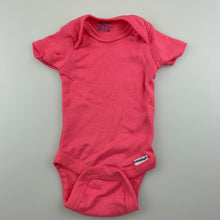 Load image into Gallery viewer, Girls Gerber, pink cotton onesie / romper, EUC, size 0000