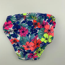 Load image into Gallery viewer, Girls Pumpkin Patch, colourful floral swim bottoms, EUC, size 1