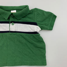 Load image into Gallery viewer, Boys Gymboree, green cotton polo shirt / top, GUC, size 00