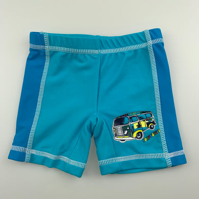 Boys Dymples, blue swim shorts, surf, EUC, size 000
