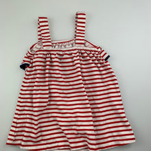 Load image into Gallery viewer, Girls Jumping Beans, red &amp; white stripe summer top, GUC, size 2