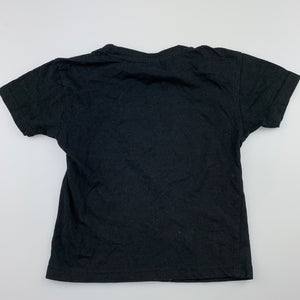 Unisex Regent Kids, black cotton F1 Grand Prix t-shirt / top, GUC, size 2