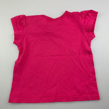 Load image into Gallery viewer, Girls Dymples, pink cotton t-shirt / top heart, GUC, size 00