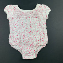 Load image into Gallery viewer, Girls Tiny Little Wonders, floral cotton bodysuit / romper, GUC, size 000