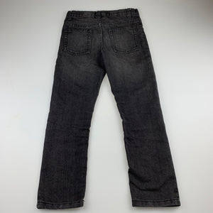 Boys The 1964 Denim Co, black denim jeans, adjustable, Inside leg: 53m, GUC, size 7