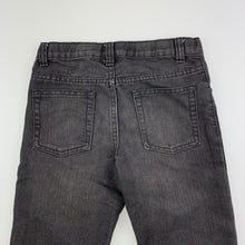 Load image into Gallery viewer, Boys The 1964 Denim Co, black denim jeans, adjustable, Inside leg: 53m, GUC, size 7