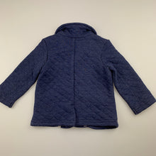 Load image into Gallery viewer, Unisex Target, blue soft feel quiilted jacket / coat, GUC, size 0
