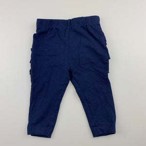 Girls Dymples, navy fruffle leggings / bottoms, EUC, size 000