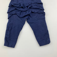 Load image into Gallery viewer, Girls Dymples, navy fruffle leggings / bottoms, EUC, size 000