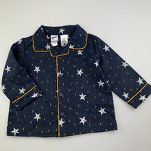 Load image into Gallery viewer, Boys Anko Baby, flannel pyjama top, stars, EUC, size 11