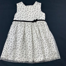 Load image into Gallery viewer, Girls Carter&#39;s, lined black &amp; white tulle party dress, GUC, size 1-2