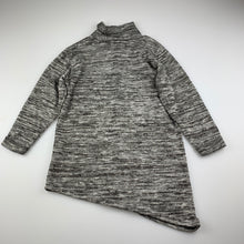 Load image into Gallery viewer, Girls Boohoo Kids, grey / silver knit lightweight sweater top, GUC, size 5-6