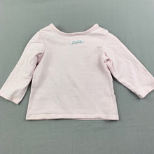 Load image into Gallery viewer, Girls Target, pink stretchy long sleeve t-shirt / top, EUC, size 000