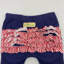 Load image into Gallery viewer, Girls Sooki Baby, ribbed cotton ruffle leggings / bottoms, GUC, size 1