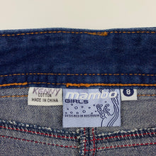 Load image into Gallery viewer, Girls Mambo, blue denim skirt, W: 64cm, L: 28.5cm, GUC, size 8