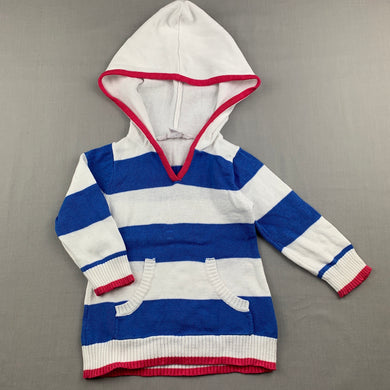 Girls Pumpkin Patch, knit lightweight cotton hoodie sweater, GUC, size 0