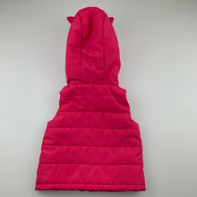 Load image into Gallery viewer, Girls Target, pink hooded puffer vest / jacket, EUC, size 00