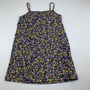 Girls Mango, floral cotton casual summer dress, GUC, size 6