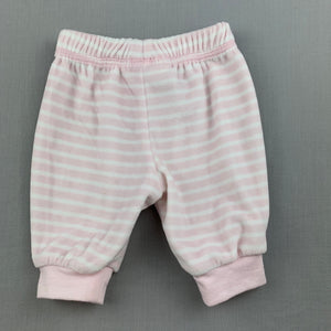 Girls Anko Baby, soft velour pants / bottoms, elasticated, EUC, size 000